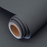 Decoroom Papier Adhesif pour Meuble Gris Foncé 40 ×