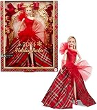 Barbie Signature, Holiday Blonde Fashion Doll Portant