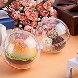 Lot de 20 Boules de Noël en Acrylique Transparent 10