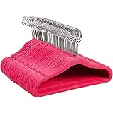 Amazon Basics Lot de 50 cintres en velours pour enfant