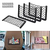 UIHOL Filet Rangement pour Voiture 4 PCS, Organisateurs