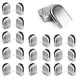 24× Pince à verre de Porte-verre en acier inox Support