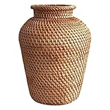 MagiDeal Vase en rotin Style Rustique Pays,