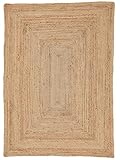 CarpetFine Tapis de Jute Nele Beige 60x100 cm | Tapis