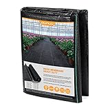 OUNUO Toiles de Paillage 1m x 10m, Toile Anti Mauvaises