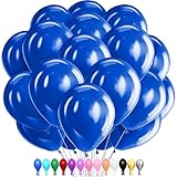 Lot de 100 Ballons Bleu Foncé en Latex, 12 Pouces Ballons