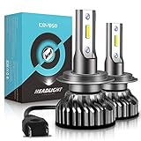 Ampoule H7 LED, 10000LM Phares pour Voiture et Moto,