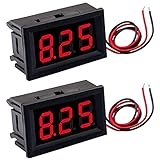 Greluma 2 Pièce Affichage de tension numérique DC 4,5V-30V,