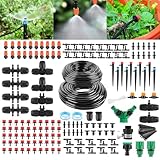 YAOBLUESEA 315pcs Irrigation Kit 60m + 15m Tuyau d'irrigation