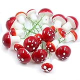 Lot de 20 Pots de Fleurs en Forme de Champignon - Décoration