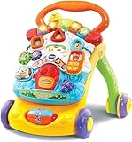 VTech - Super Trotteur Parlant Bébé Pliable Orange,