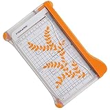 Fiskars Mini Guillotine 22 cm, A5, Avec protège-doigts,
