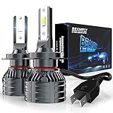 Ampoules H7 LED 16000LM, BEAMFLY Phares Avant de Voitures,