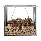 vidaXL Abri de Stockage de Bois Abri de Chauffage de