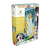SYCOMORE-CREA011 Artissimo-10 Tableaux Paillettes-Licornes-Loisirs