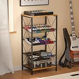 ThreeHio Organiseur de pédale de guitare à 5 niveaux,