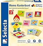 Schmidt Spiele 63025 Selecta Mémo en Bois 36 pièces
