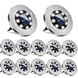 Lampe Solaire Extérieur, SODREE 12PCS Spot Solaire