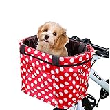 XIZHI Panier de vélo pour Chien avec Bande réfléchissante