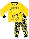 Pokemon - Ensemble De Pyjamas Garçon - Pikachu - Jaune/Noir