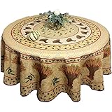 KGS Nappe Provençale Ronde Anti-tâche 180 cm Bouquet