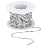 Chaîne de Ruban de Strass en Cristal - 10 m x 2 mm,