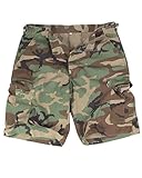 Mil-Tec Homme Us Bermuda Co Préwash Woodland Shorts,