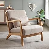 Sicaan Fauteuil Salon Beige Scandinave Marie - Fauteuil