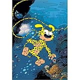 Carte postale Marsupilami, en plongée (10x15cm)
