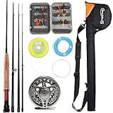 Sougayilang Canne à pêche à la mouche en eau douce