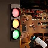ANKBOY LED Lampe Murale avec Interrupteur Feux Tricolores,