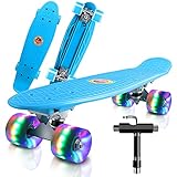 22" Skateboard Planche à roulettes avec LED Light Up