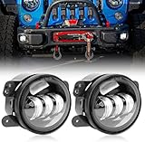 TINMAGI Feux de Brouillard, 4 Pouces 30W Feu Antibrouillard