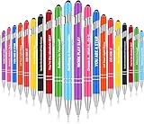 KAHEIGN 20 Pièces Stylos à Bille Inspirants, 14CM Stylo