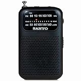Sanyo Ks112n Radio Poche Am/FM Noir