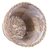 Gogogmee Panier De Fleurs Tissé Main pour Plantes Intérieur