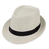 JOYKK Enfants Chapeau De Paille Summer Beach Jazz Panama