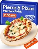 Praknu Pierre a Pizza pour Four - Rond 30cm - Pierre