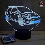 Lampe Fan Ford Focus Rs 16 Couleurs PERSONNALISÉE,
