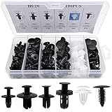 100Pcs Rivet Clips Plastique, Clips Voiture Attaches