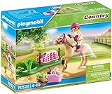 PLAYMOBIL 70521 Cavalière avec poney beige- Country-