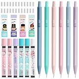 OFFCUP Lot de 6 Porte-Mine, 6pcs Macarons Crayon Mécanique