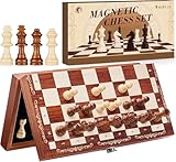 Mystooy Jeu d'échecs,29x29cm Echiquier Magnetique,Pliable