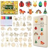 DAZZTIME Aimants de Réfrigérateur Enfant,36Pcs Animaux