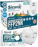 30 Masques de petite taille certifiés FFP2 BLANC Fabriqué