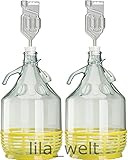 Unbekannt Lot de 2 bouteilles de fermentation de 5