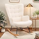 FEEOHOME Fauteuil à Bascule, Chaise à Bascule, Fauteuil