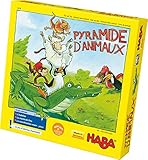 HABA Pyramide d'animaux, jeu d'empilement pour 2-4