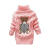 De feuilles Pull à Grosses Torsades Col Roulé Bébé