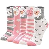 ZFSOCK Chaussette Enfant Fille en Coton Socquettes